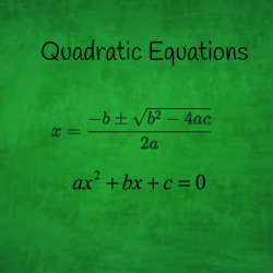 QUADRATIC AND OTHER EQUATIONS